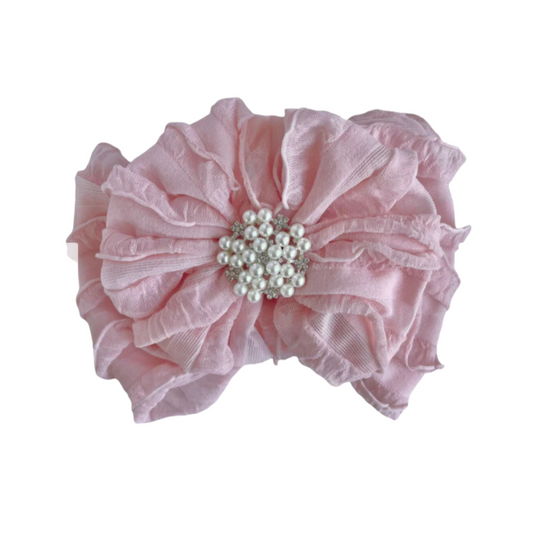 RR Pearl Ruffled HB - Sweet Pink