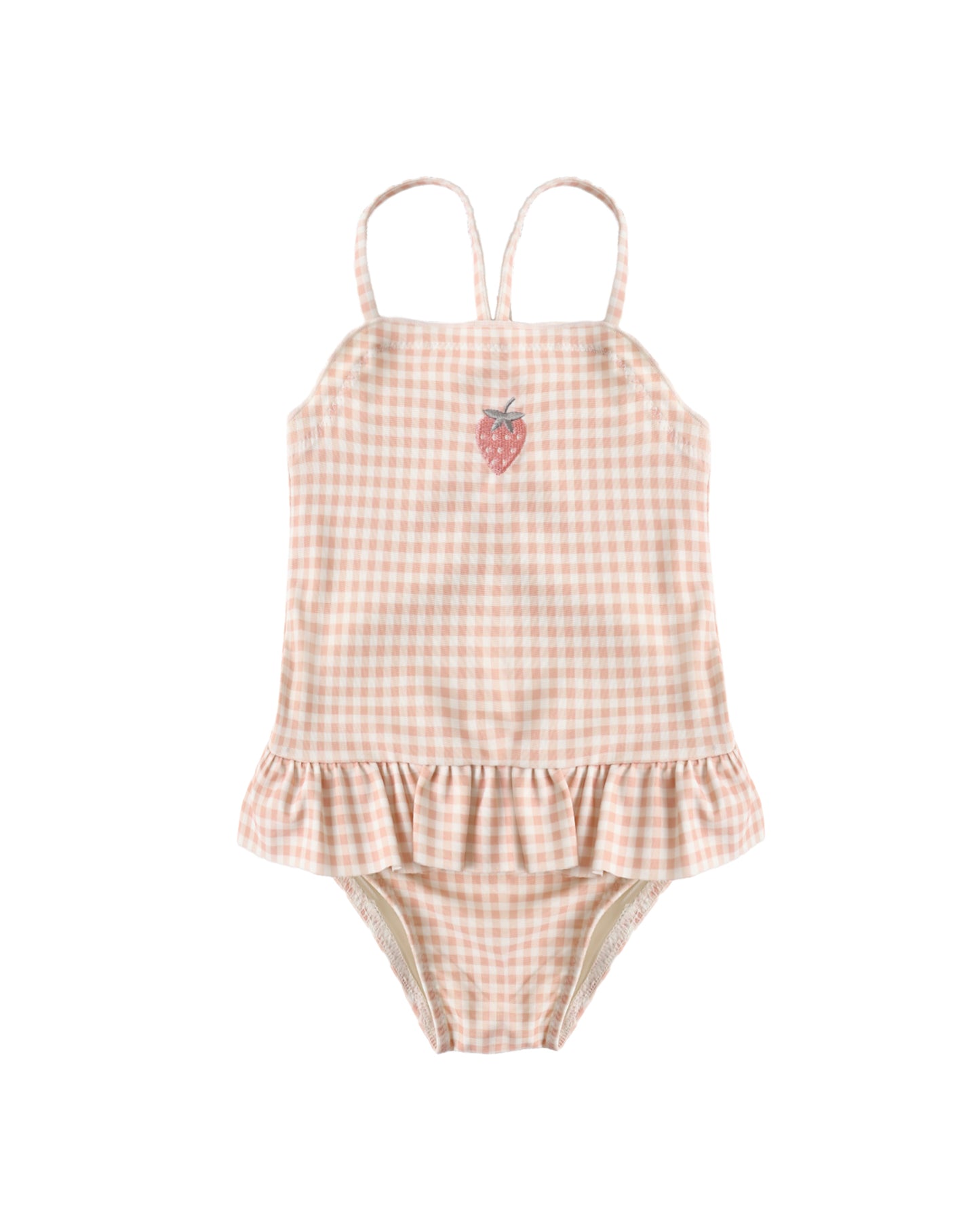 Tori Skirted Swim- Petal Gingham