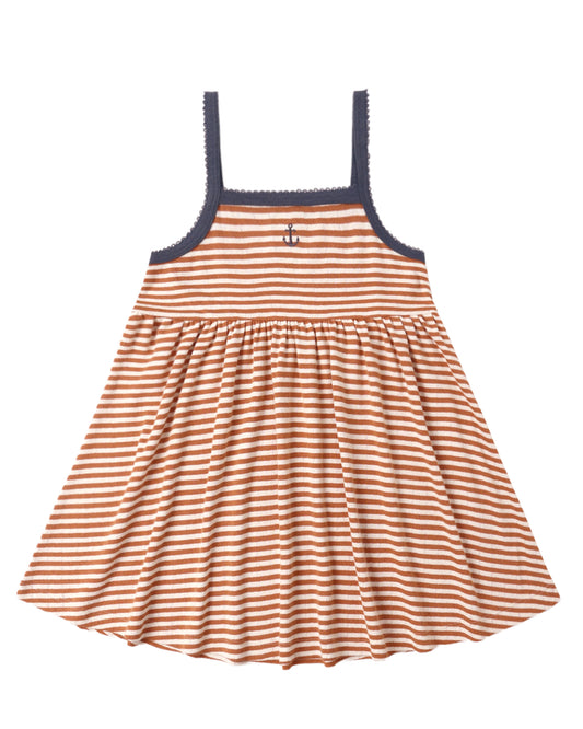 Lea Dress- Poppy Stripe