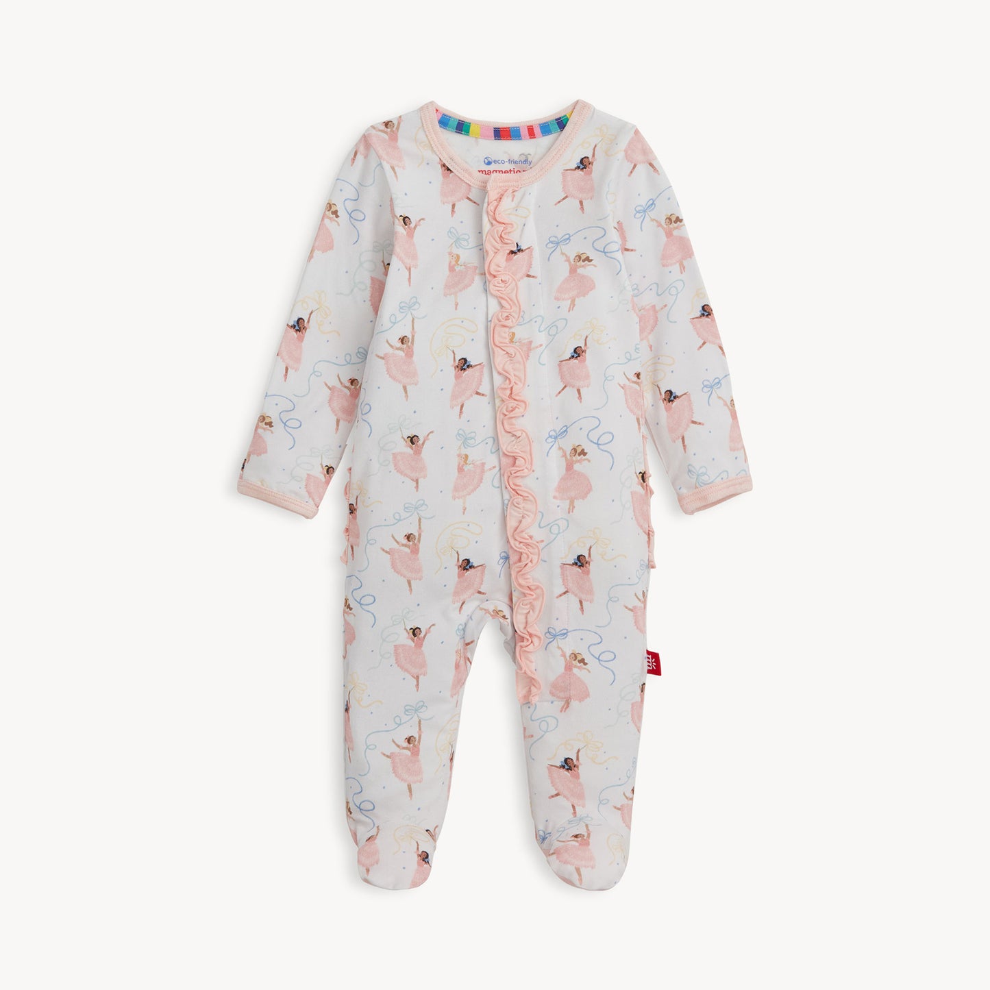Magnetic Ruffle Footie - Pretty Plies