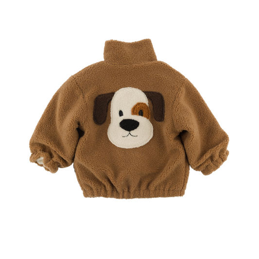 Sherpa Jacket- Puppy Faces