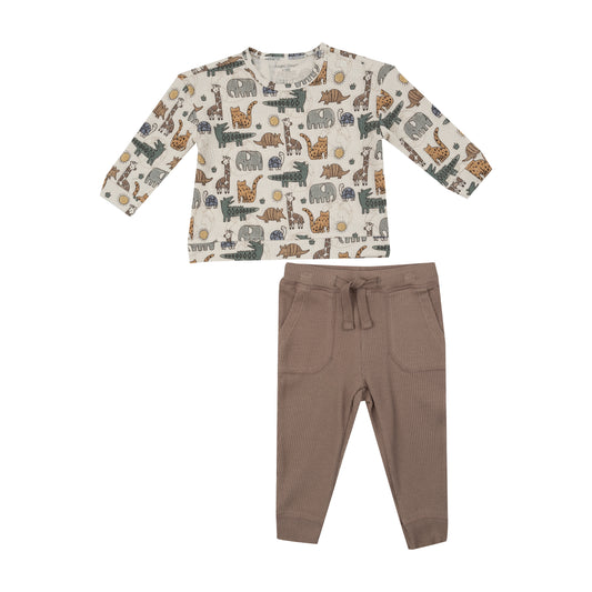 Sweatshirt & Jogger - Safari Sketchbook