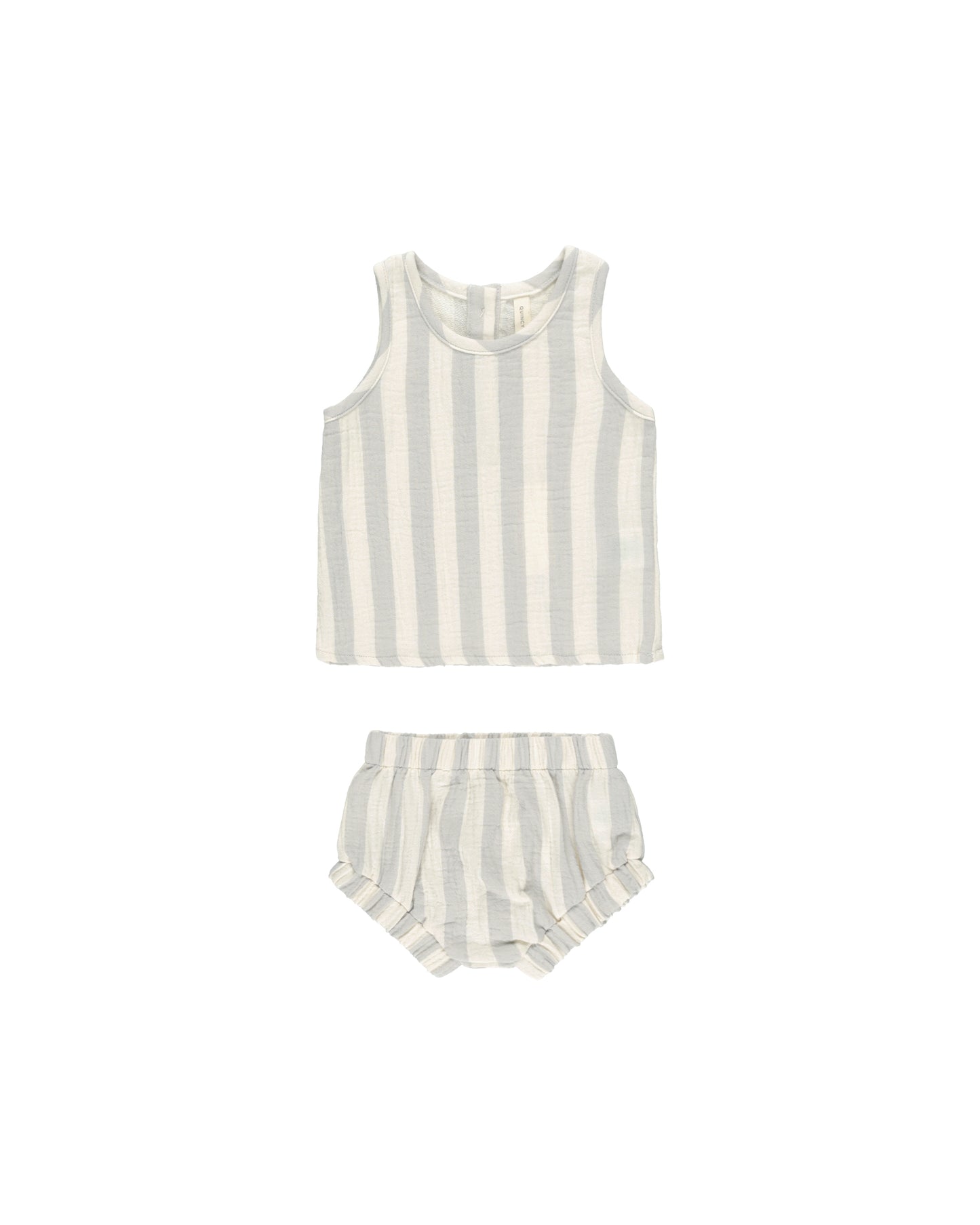 Woven Tank + Short Set- Sky Stripe