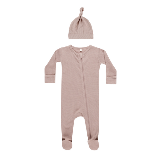 Waffle Sleep Set - Mauve