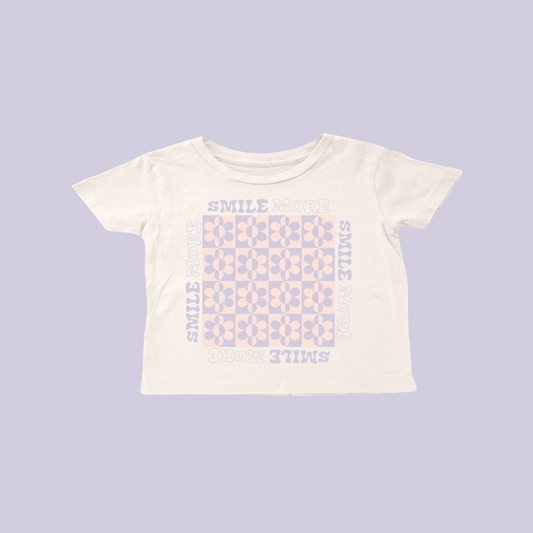 Boxy Tee- Smile More