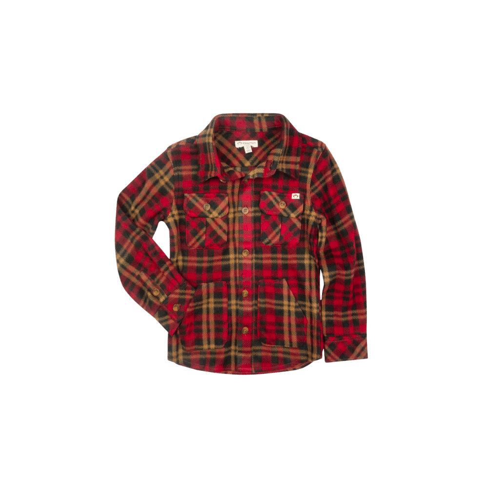 Snow Fleece Shirt - Rio Red