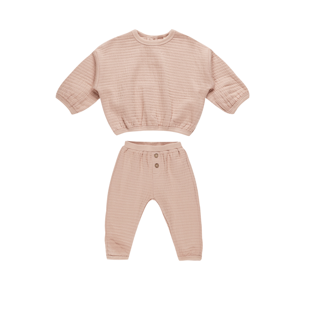 QM Sweat Set - Blush