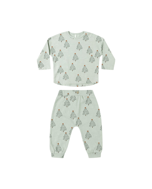 Tee + Pant Set- Trees