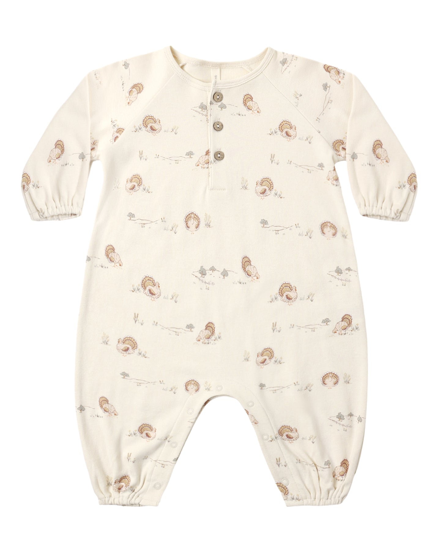 QM Henley Bubble Jumpsuit- Turkey