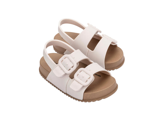 Mini Melissa Cozy Sandal - White