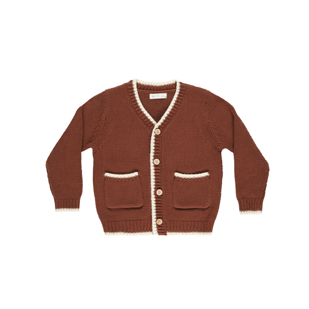 Wynn Cardigan- Brick