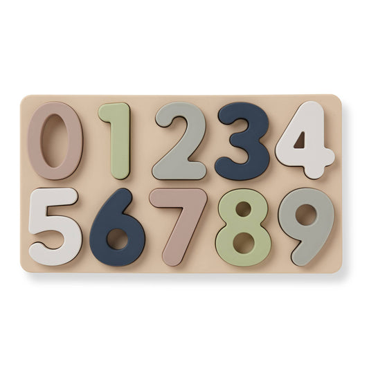 Silicone Number Puzzle (11-pc) for Toddlers