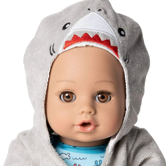 Adora BathTime Shark Baby Doll, Doll Clothes & Accessories Set
