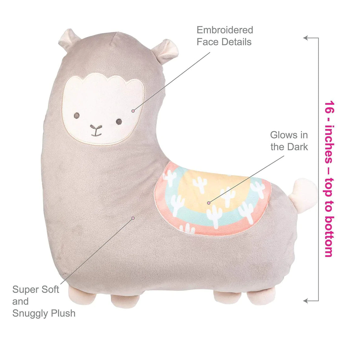 Adora Snuggle & Glow Pet Pillow, Glow-in-the-Dark Llama