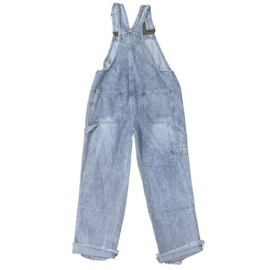 Relaxed Tapered Overalls - Stone Wash