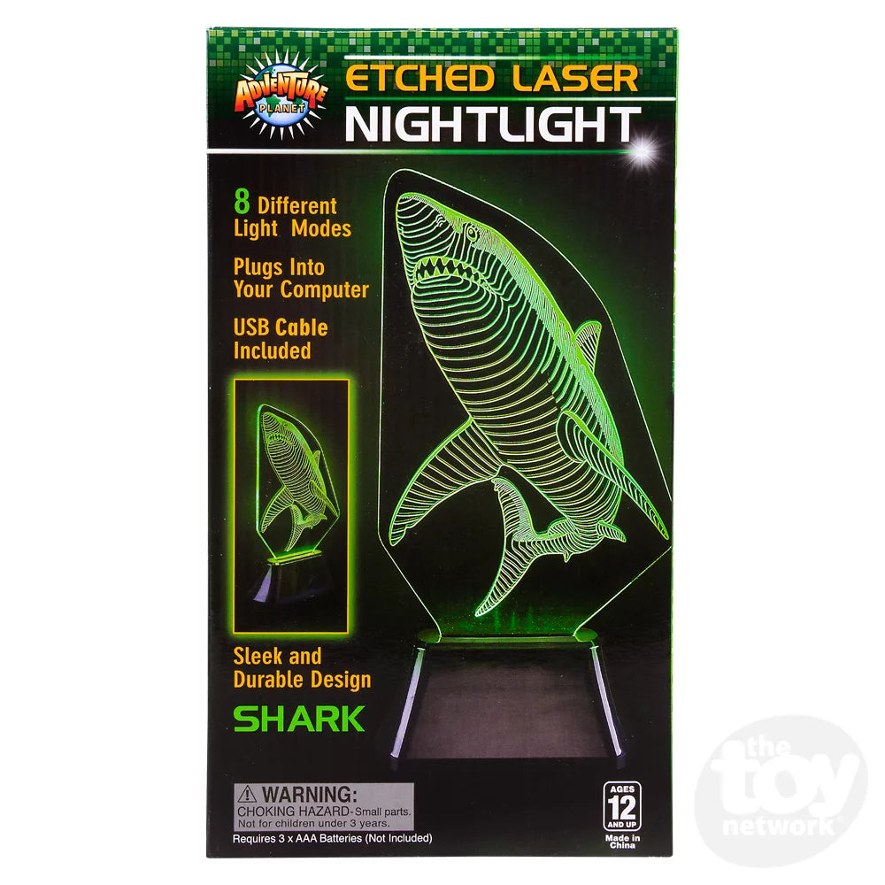 10" 3D Shark Laser Light