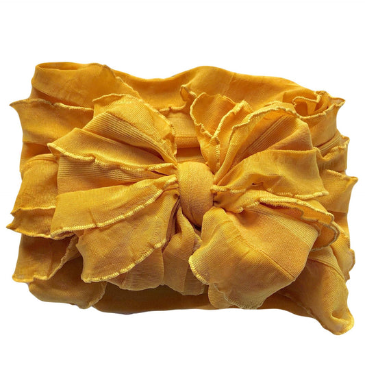 RR Ruffle Headband - Mustard