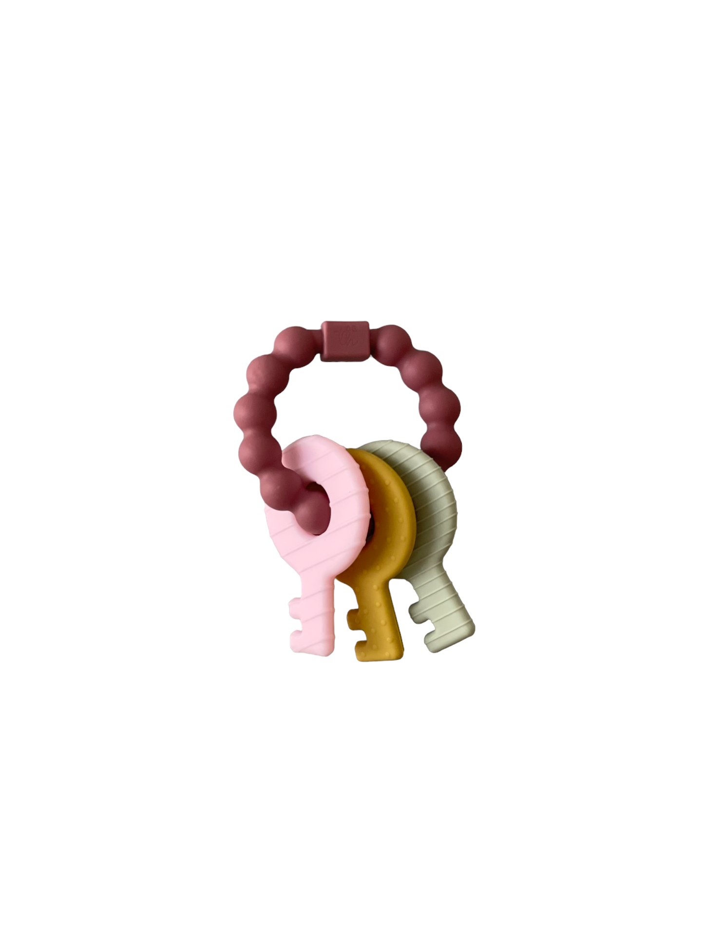 Key Rattle Teether: Mauve