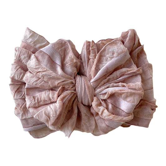 RR Ruffle Headband - Brulee Tie Dye