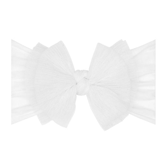 TULLE FAB - Pleated White