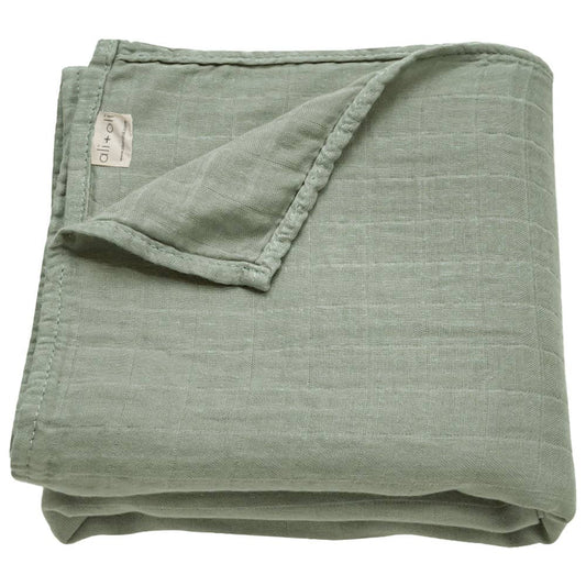 Muslin Swaddle Blanket- Apple