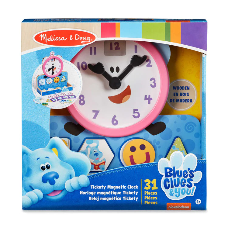 Melissa & Doug - Blue's Clues Tickety Tock Wooden Clock