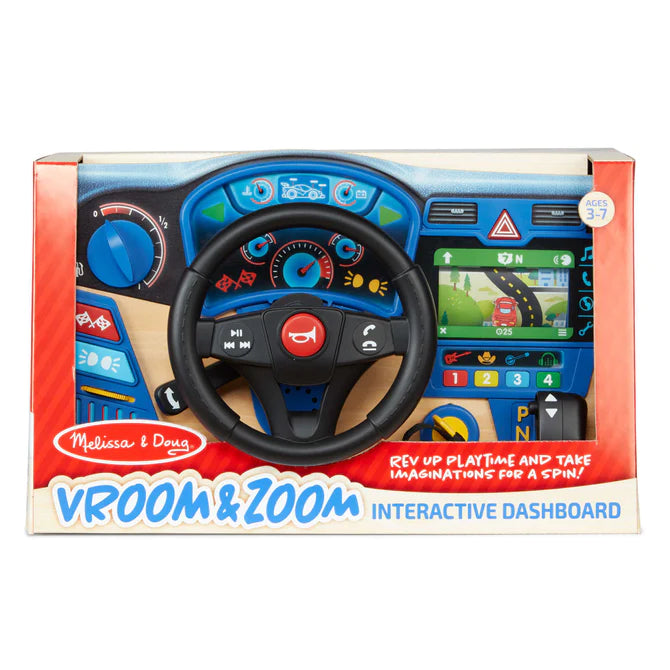 Vroom and Zoom Interactive Dashboard Play Set