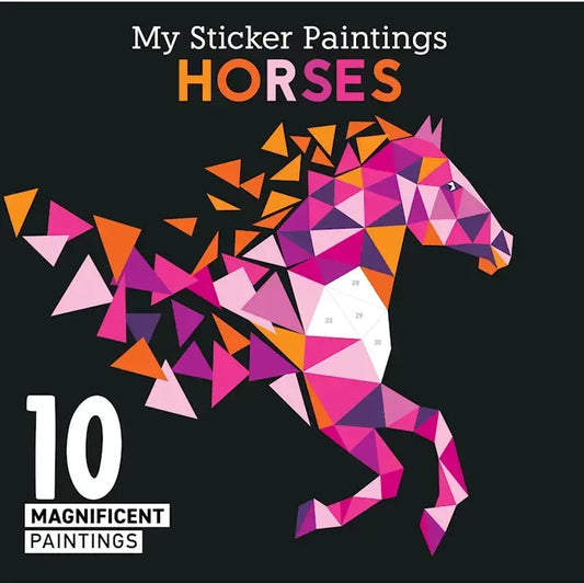 Activity Book - Sticker Paintings: Horses