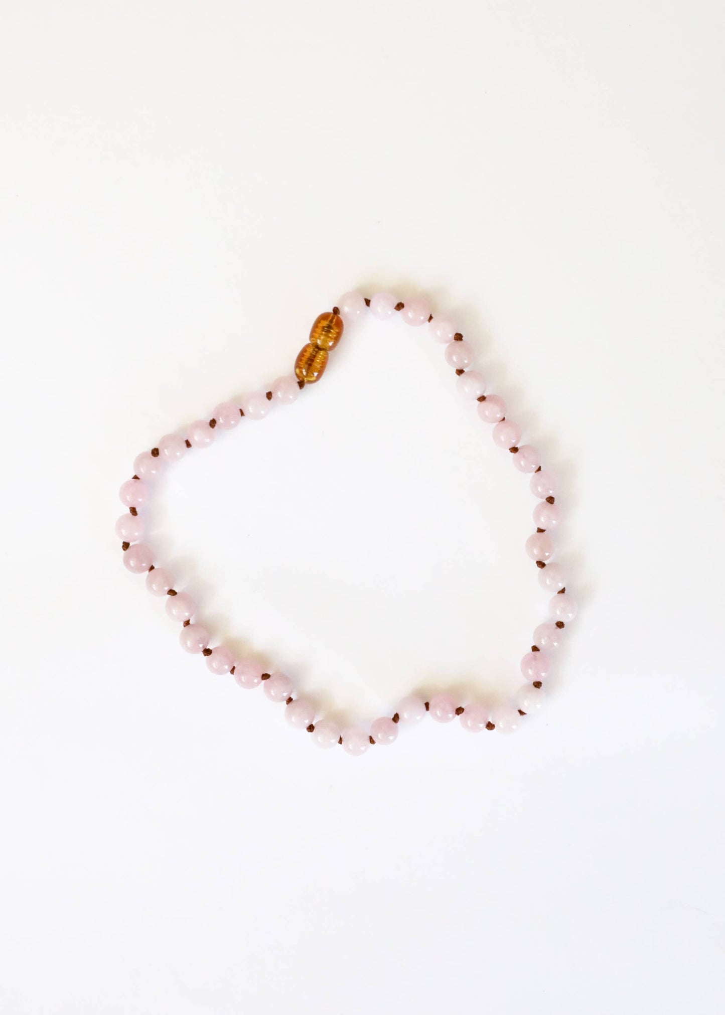 Gemstone + Rose Quartz Necklace