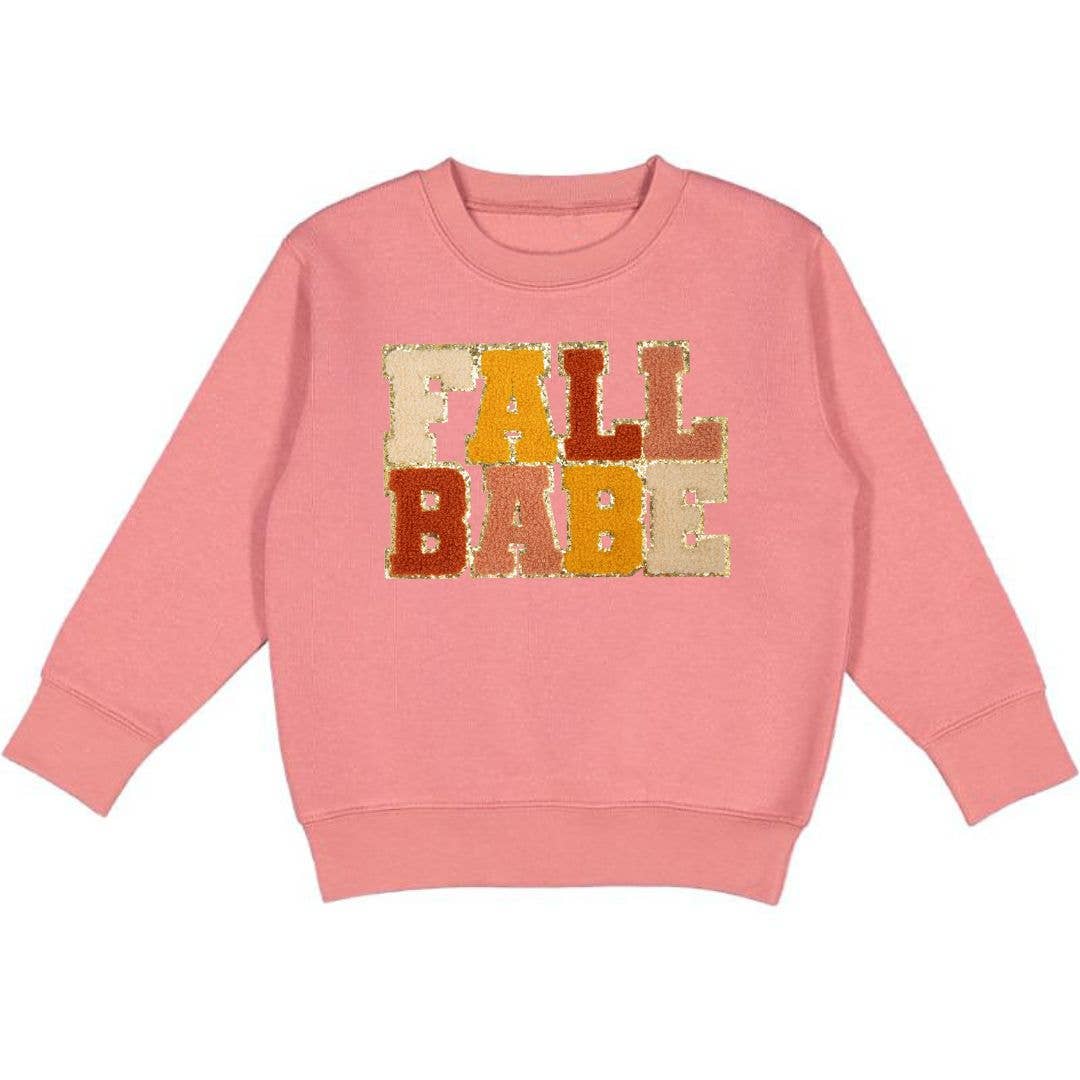 Fall Babe Patch Sweatshirt - Autumn
