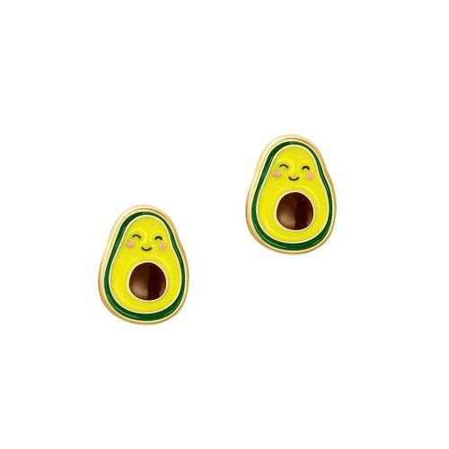 Clip-On Earrings in Avocado