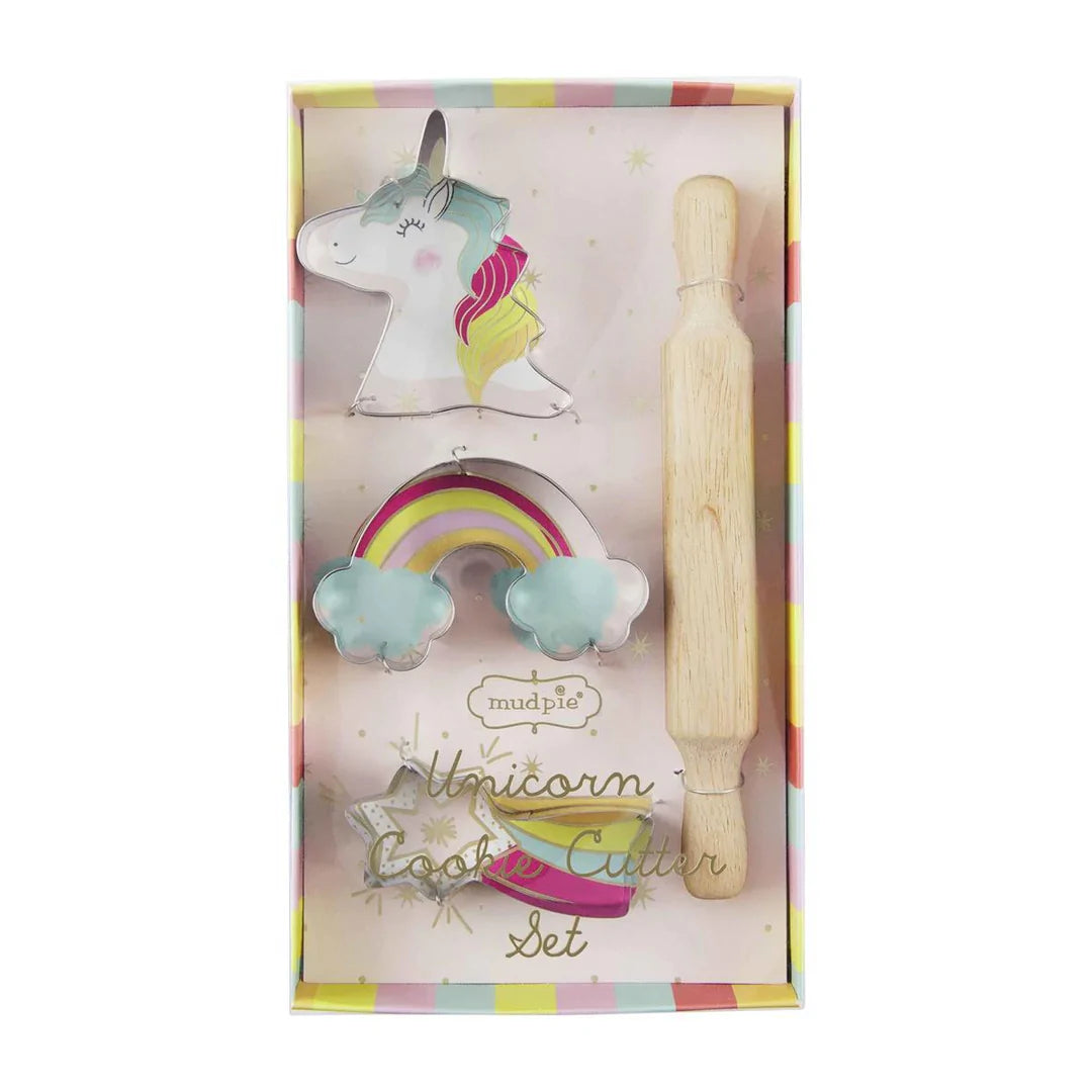 Unicorn Cookie Cutter Baking Set - Mudpie